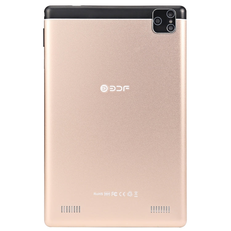 BDF P8 3G Phone Call Tablet PC, 8 inch, 2GB+32GB, Android 9.0, MTK8321 Octa Core Cortex-A7, Support Dual SIM & Bluetooth & WiFi & GPS, EU Plug(Gold) - BDF by BDF | Online Shopping South Africa | PMC Jewellery | Buy Now Pay Later Mobicred