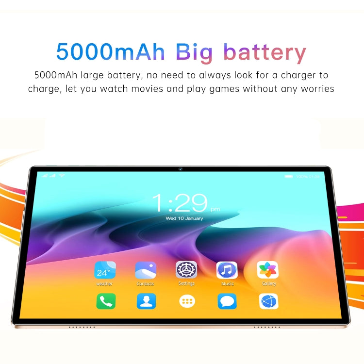 X12 4G LTE Tablet PC, 10.1 inch, 4GB+32GB, Android 8.1 MTK6750 Octa Core, Support Dual SIM, WiFi, Bluetooth, GPS(Blue) - 10.1 inch by PMC TechLife | Online Shopping South Africa | PMC TechLife