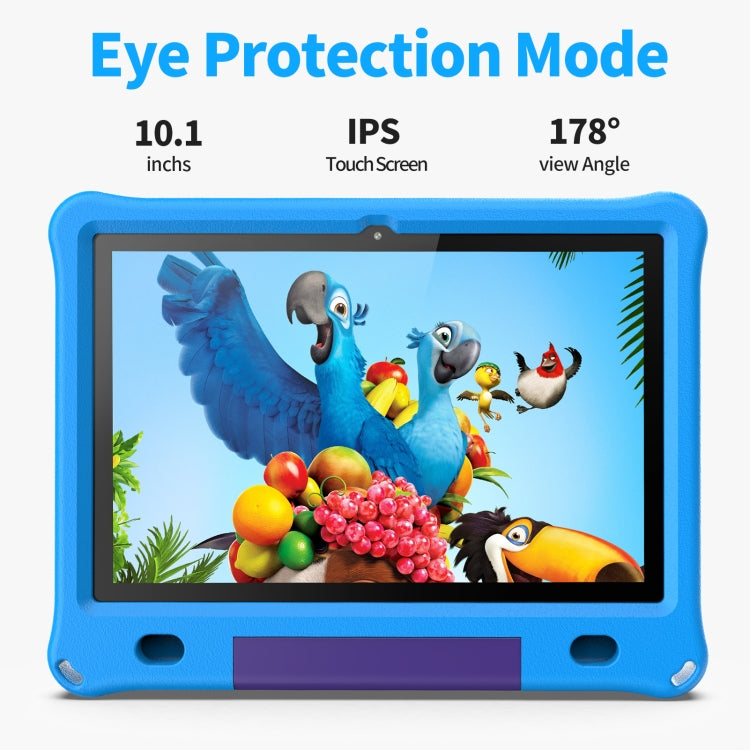 Pritom B10K Kids Tablet PC, 10.1 inch, 3GB+64GB, Android 12 RK3562 Quad Core CPU, Support 2.4G WiFi / BT 4.0, Global Version with Google Play (Blue) -  by PRITOM | Online Shopping South Africa | PMC Jewellery | Buy Now Pay Later Mobicred