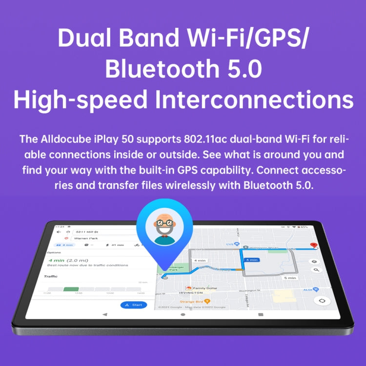 ALLDOCUBE iPlay 50 4G LTE Tablet, 10.4 inch, 6GB+128GB, Android 12 UNISOC T618 Octa Core 2.0GHz, Support GPS & BT & Dual Band WiFi & Dual SIM (Grey) - ALLDOCUBE by ALLDOCUBE | Online Shopping South Africa | PMC Jewellery | Buy Now Pay Later Mobicred