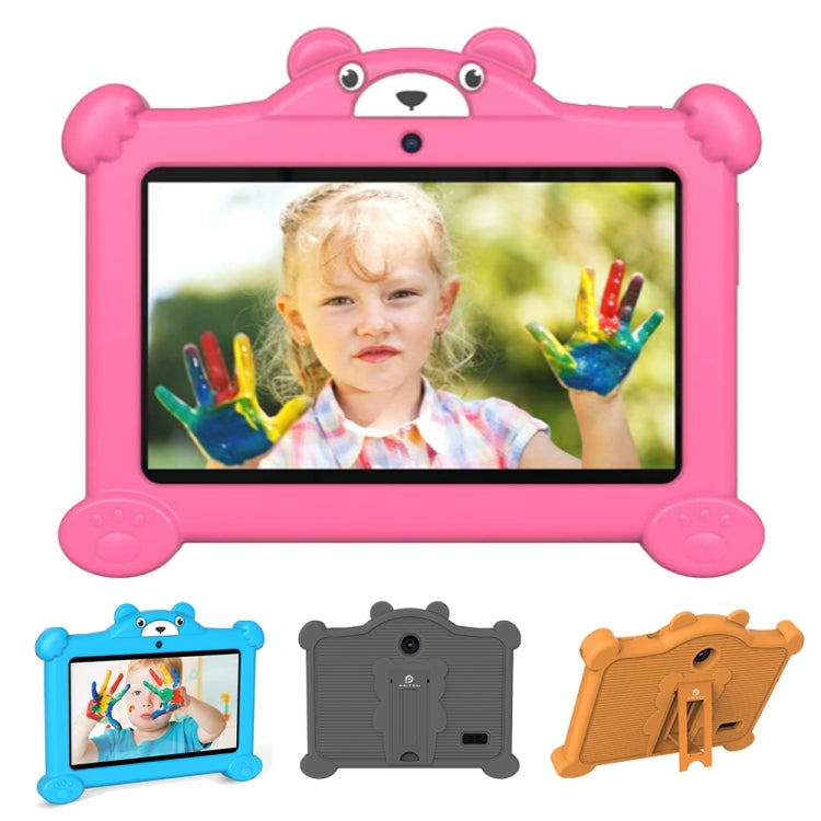 Pritom K7 Pro Panda Kids Tablet PC, 7.0 inch, 2GB+32GB, Android 11 Allwinner A100 Quad Core CPU, Support 2.4G WiFi & WiFi 6, Global Version with Google Play, US Plug (Pink) -  by PRITOM | Online Shopping South Africa | PMC Jewellery