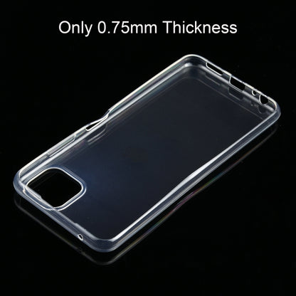 For Samsung Galaxy A22 5G 0.75mm Ultra-thin Transparent TPU Soft Protective Case - Galaxy Phone Cases by PMC Jewellery | Online Shopping South Africa | PMC Jewellery