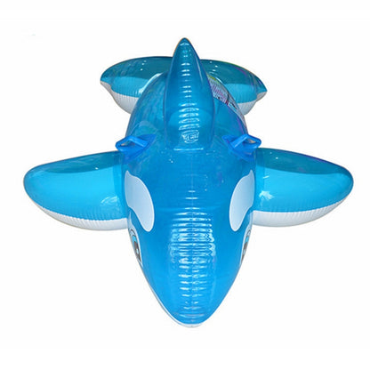 Summer Water Fun Inflatable Blue Whale Shaped Pool Ride-on Swimming Ring Floats, Size: 151*117cm - Swimming Rings by PMC Jewellery | Online Shopping South Africa | PMC Jewellery