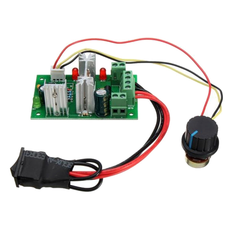 LDTR-WG0266 DC 6-30V 200W 16KHz PWM Motor Speed Controller Regulator Reversible Control Forward/Reverse Switch (Green) - Other Accessories by PMC Jewellery | Online Shopping South Africa | PMC Jewellery